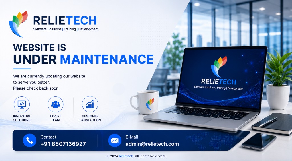 Relietech website is under maintenance
